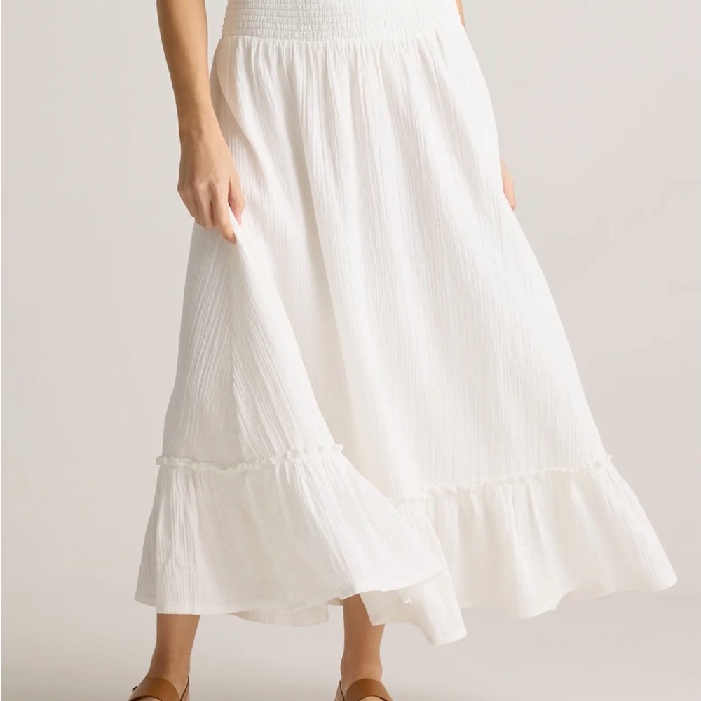 Quince Ivory Maxi Skirt - Picture 3 of 6